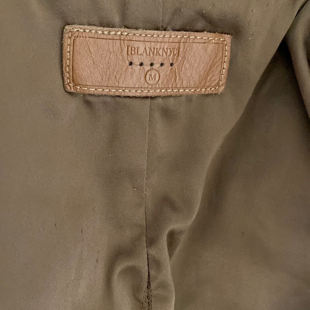 BLANK NYC VEGAN LEATHER MOTO JACKET - Picture 7 of 12